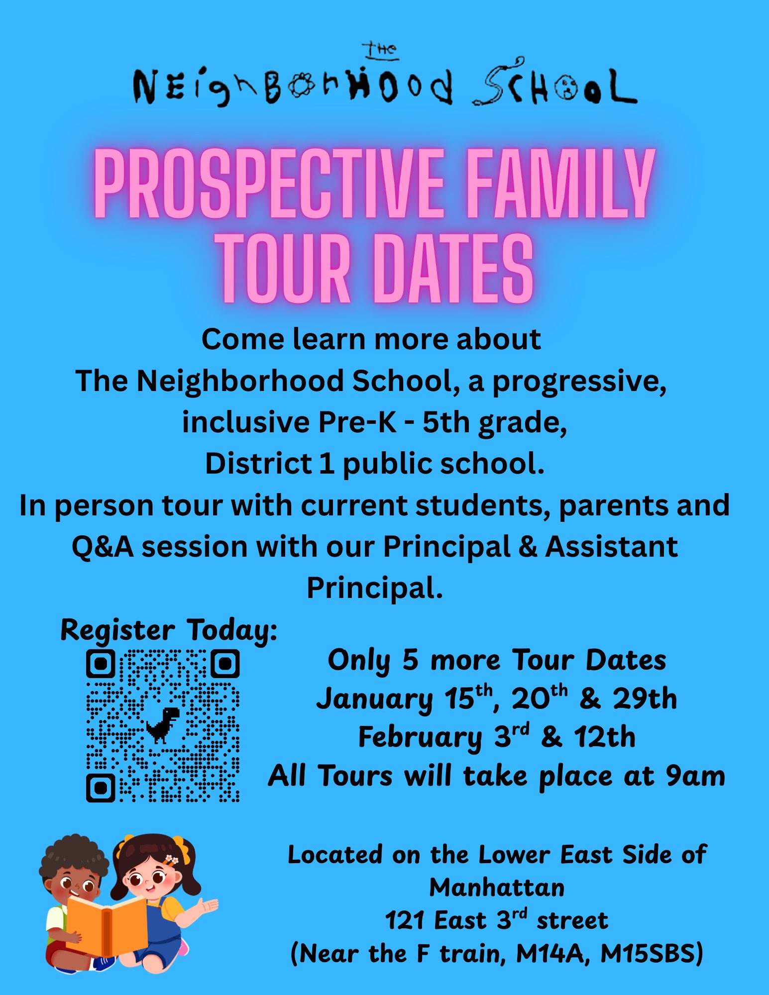TNS School Tour Dates — updated schedule in English