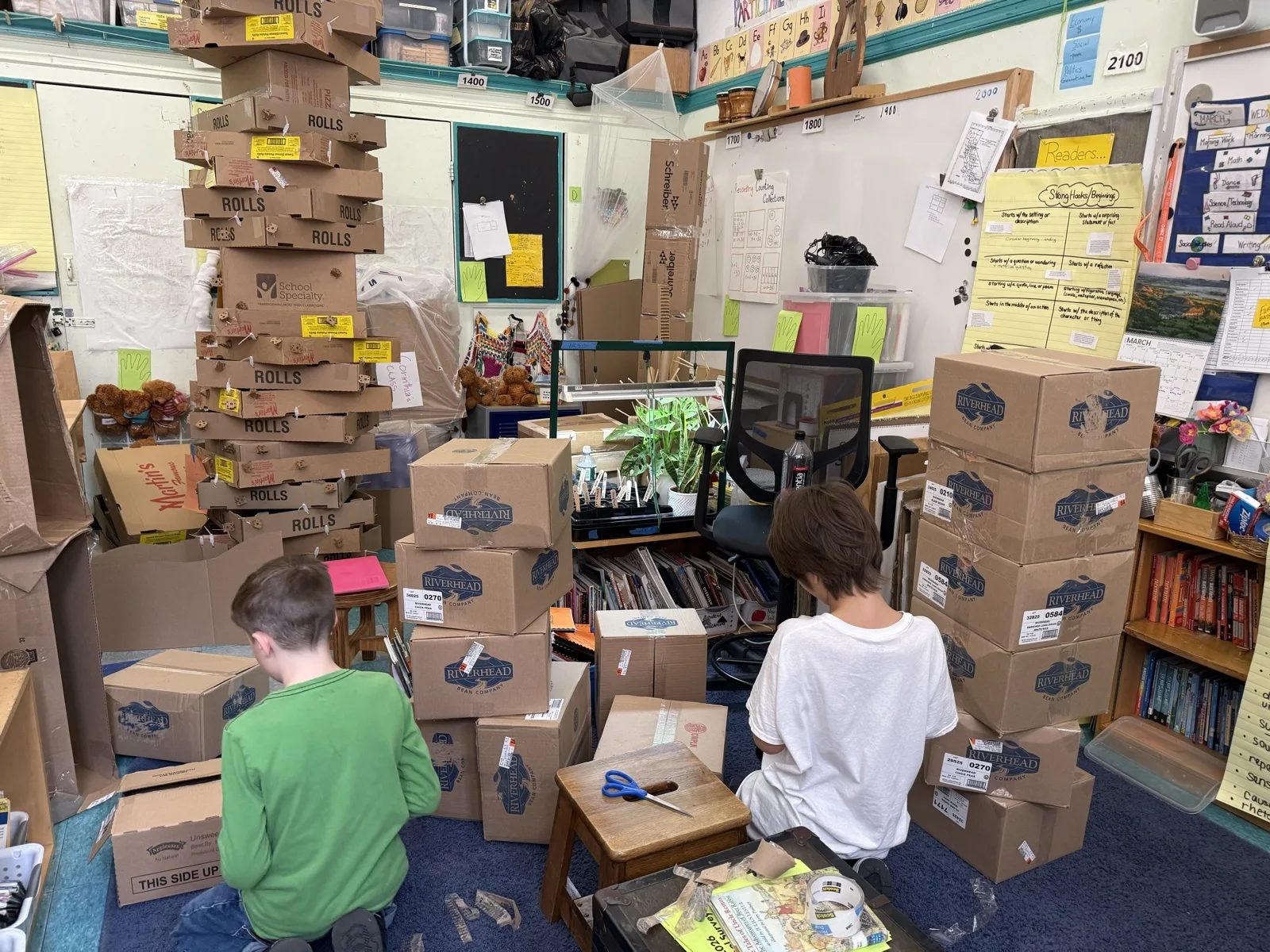 Inside a classroom at The Neighborhood School