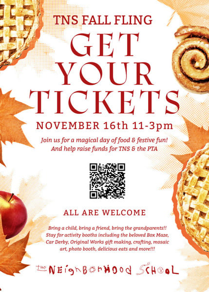 Fall Fling 2025 — get tickets flyer